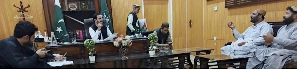 Musakhel: Deputy Commissioner Abdul Razzaq Khajak se qabaili wafd ki mulaqat, BSDI taraqqiyati mansoobon par baat cheet