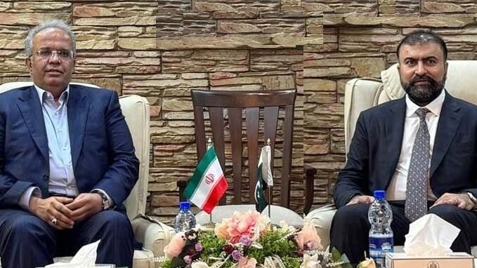 Chief Minister Sarfraz Bugti se Mansoor Bajar ki mulaqat, Pak-Iran tijarat 10 arab dollar tak le jane ka hadaf