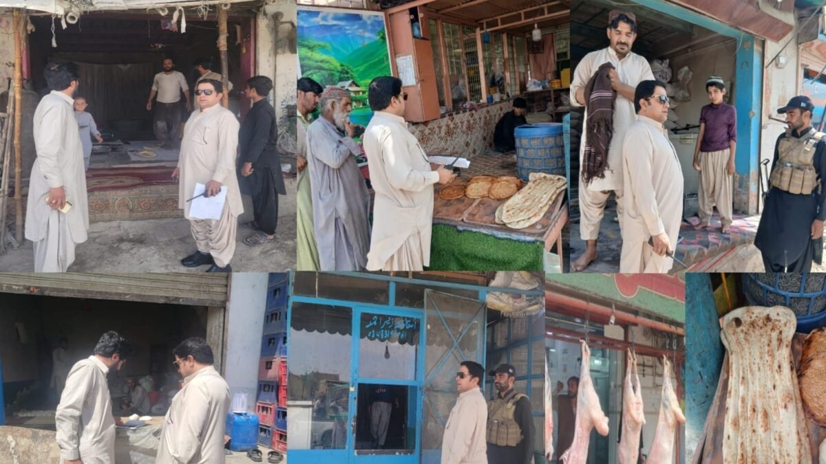 Quetta: Sariab Road par kam wazan roti farokht karne wale tandooron ke khilaf crackdown, 11 afrad jail muntaqil