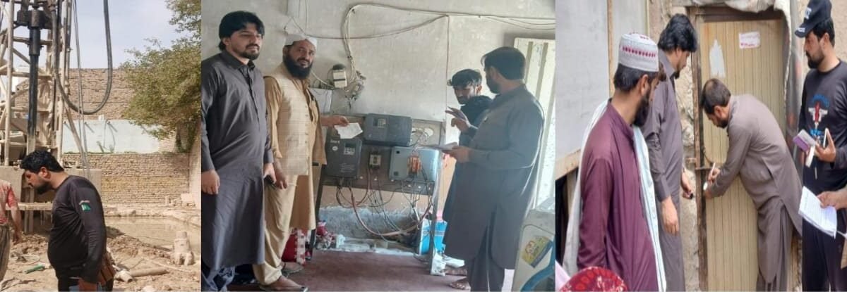 WASA ka Quetta mein ghair qanooni boring ke khilaf crackdown; Airport Road Khizi Chowk par 5 connection seal