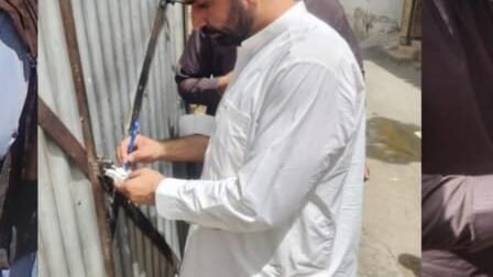 Quetta: Gawalmandi Chowk aur Haji Eibi Road par WASA ki karrwai, ghair qanooni water connections munqata, paanch karkhane seal