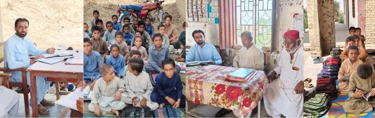 Sevi: Tehsil Lehri ke 8 primary schoolon ka achanak daura, asatiza o talba ki hazri aur taleemi istedad ki jaanch