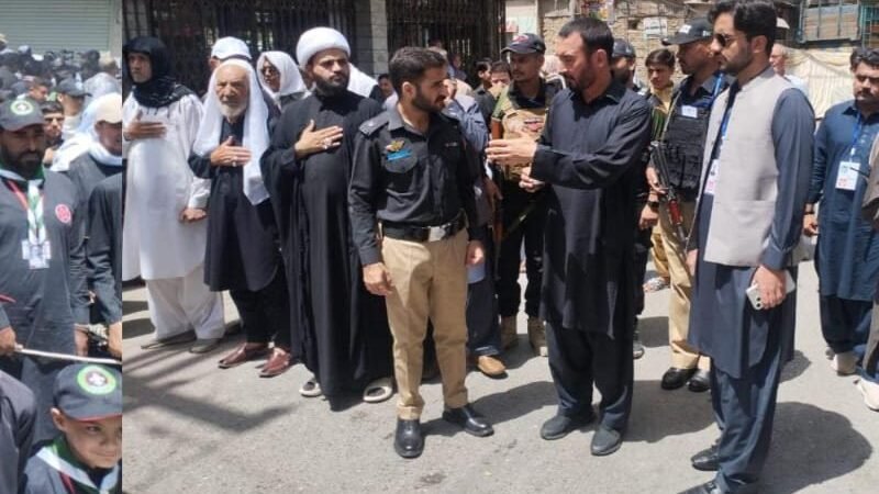 Quetta: Assistant Commissioner City Amir Hamza ka Chehlum ke julusoon aur majalis ke routes ka daura, security intizamat ka jaiza