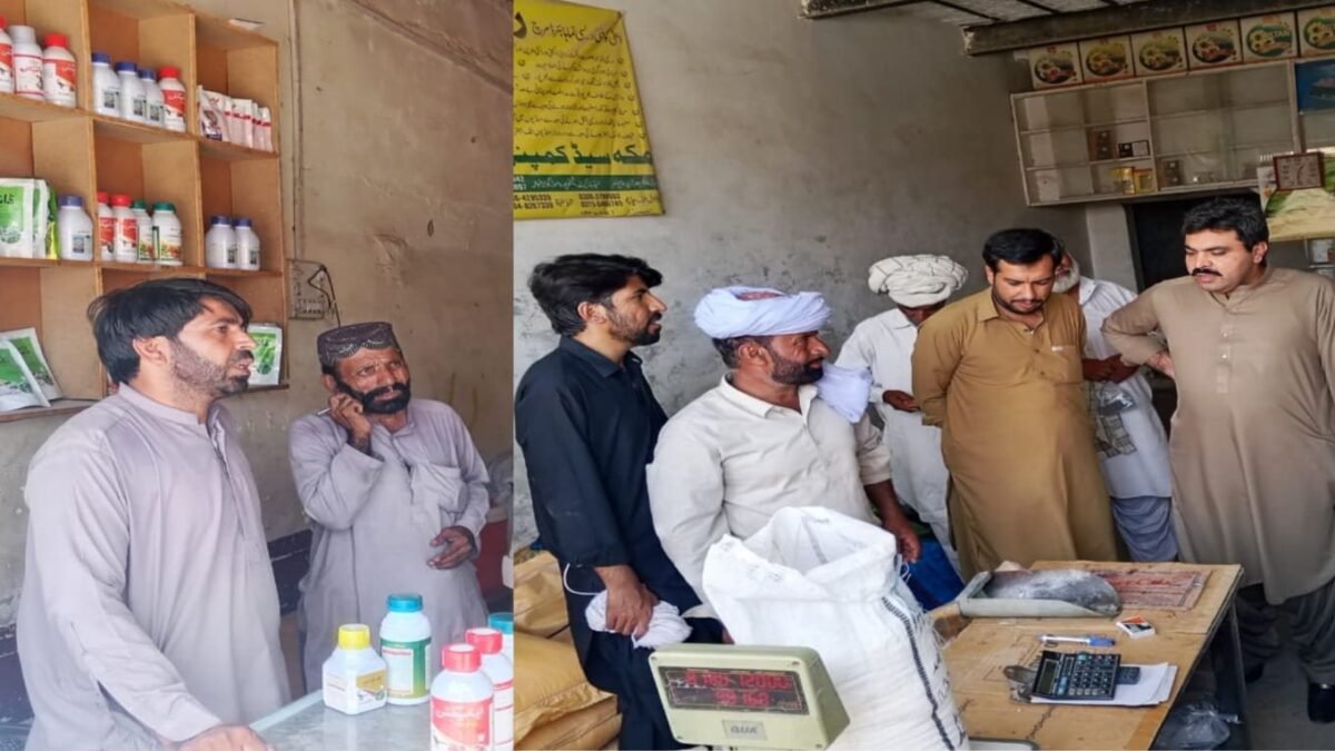 Rakhni: Assistant Commissioner Fahad Hussain Umrani ka charge sanbhalte hi khaad o beej ki dukanon par chhapa, aik dukan seal