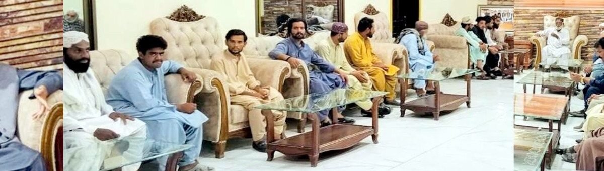 Soobai wazir Haji Ali Madad Jattak se Jattak House Asif Abad mein halqe ke umaedeen ki mulaqat, awami masail par guftagu