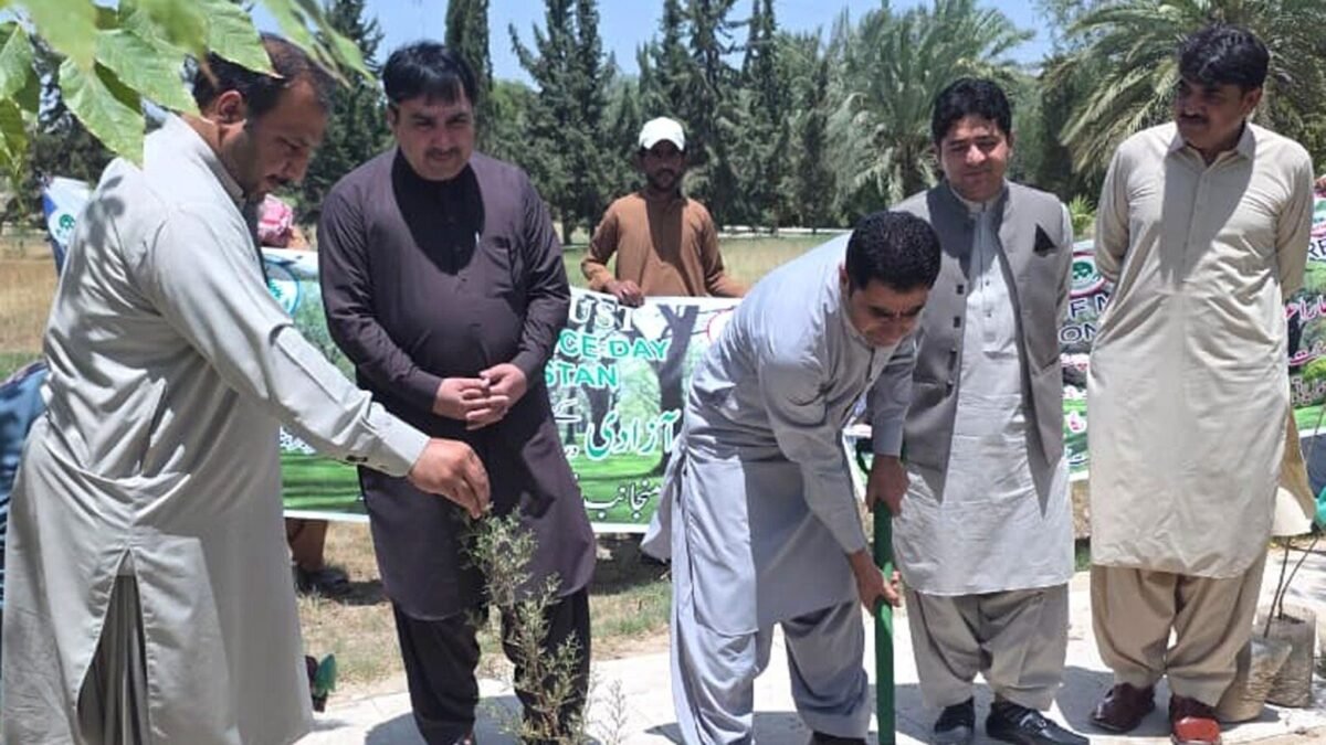 Khuzdar mein pehli baar geo tagging ke sath Shajarkari, DC Abdul Razzaq Sasoli ne monsoon muhim ka iftitah kiya