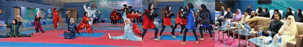 7wein Khawateen Balochistan Wushu Championship ikhtitam pazeer, Dr Rababa Khan Bulaidi ne gold medals taqseem kiye