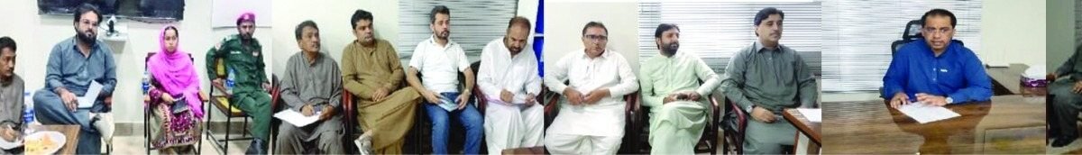 Lasbela mein kam barishon se mumkina qehat saali par ijlas, ADC Siraj Ahmed Baloch ki peshgi tayyari ki hidayat