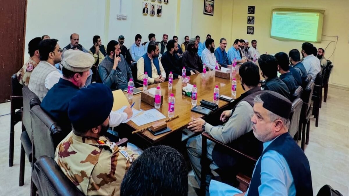 Chaman: Speaker Abdul Khaliq Achakzai aur Deputy Commissioner ki zer-e-sadarat DCC ijlas, BSDI Phase-III mansoobon ko hatmi shakal