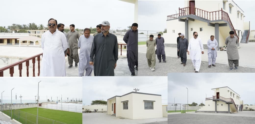 Gwadar: DG GDA ka Young John Volleyball and Futsal Ground ka daura, Mir Kalmati Sports Festival ki tayyariyan