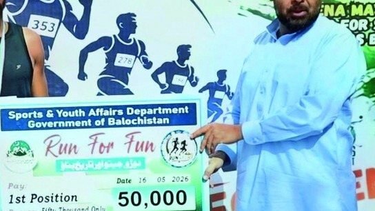 Youm-e-Difa par Quetta mein 5 kilometre “Run for Fun” race, Lahore ke Muhammad Ahmad ne pehli position jeet li