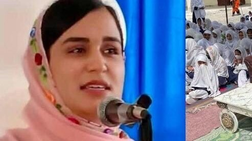 Government Girls High School Ormara mein Youm-e-Difa ki taqreeb, Assistant Commissioner Dr Mah Noor Barkat mehman-e-khusoosi