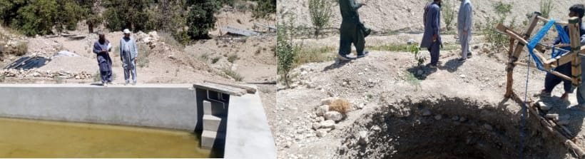 Ziarat mein mahkama Water Management ke mansoobe: talab, hifazati band, tube well aur pipe linon par kaam jari