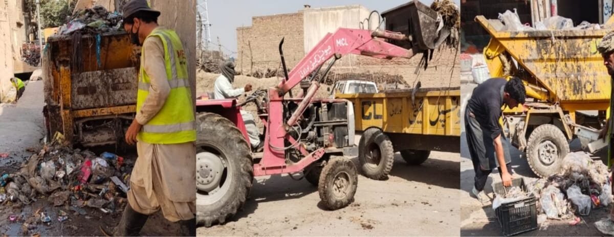 Loralai mein Municipal Committee ki safai muhim jari, shehr ke mukhtalif ilaqon se kachra uthaya gaya