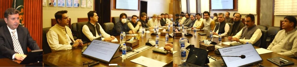 Chief Secretary Shakeel Qadir Khan ki zair-e-sadarat own source revenue ijlas, mahkamon ko amdani ahdaf ki hikmat-e-amali ki hidayat