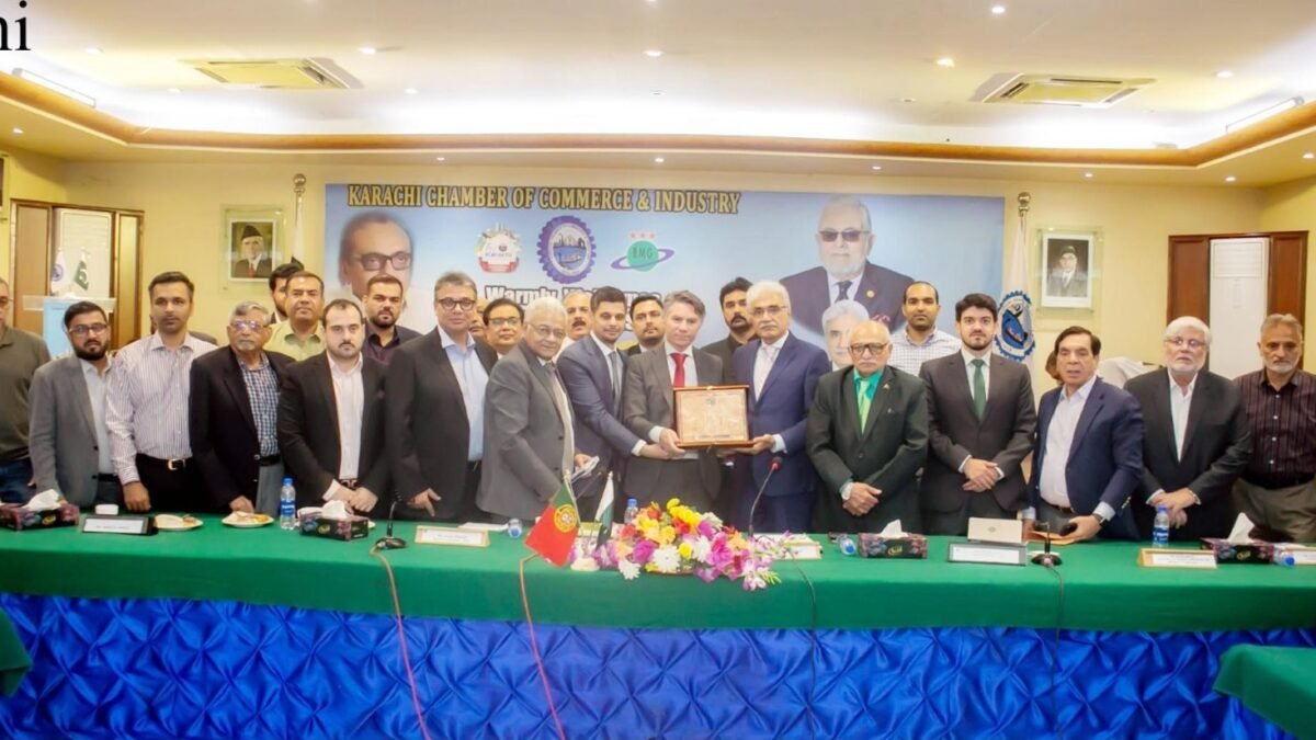 Portugali safir ka Karachi chamber mein khitab: wazir-e-kharija 22 aur 23 November ko Pakistan aayenge