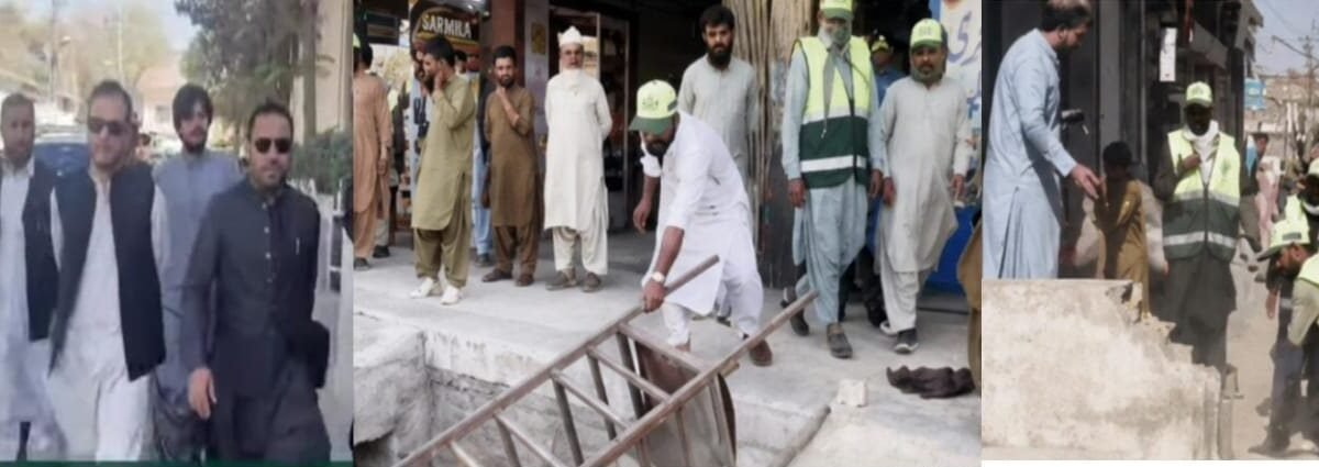 Quetta: Brewery Road par Tajawuzat ke khilaf Assistant Commissioner aur Metropolitan Corporation ki mushtarka karrawai