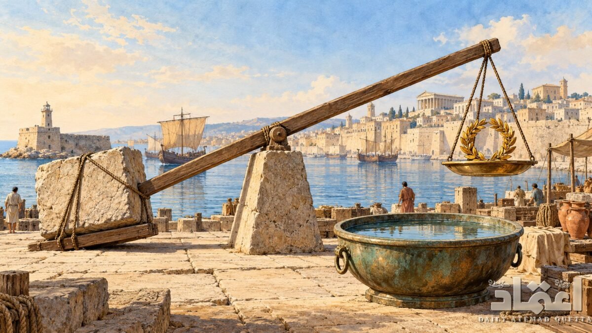 Archimedes: Lever ka usool aur pani ka uchhaal
