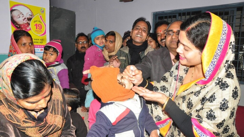 Rawan saal Polio ka satwan case Karachi Sharqi se report, qaumi muhim 2 se 8 November tak