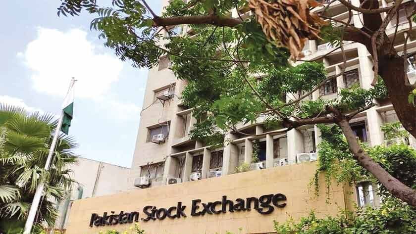 PSX mein mandi, KSE-100 index 1,550 points gir kar 162,375 par band