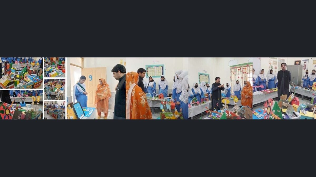 DEO Quetta ka Sarghargai Girls High School ka daura, science numaish ka muayena