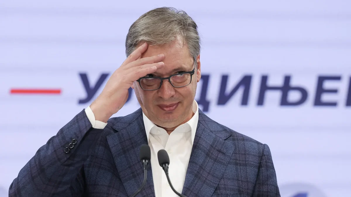 Vucic ki shikast tasleem, talba ki himayat yafta fehrist Serbia ke intikhabat mein kamyab